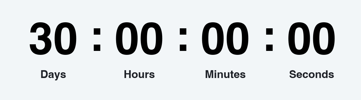 30 days countdown timer GIF