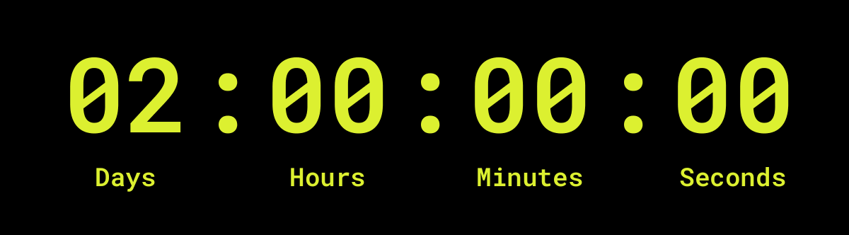Countdown timer GIF for Singles’ Day deals
