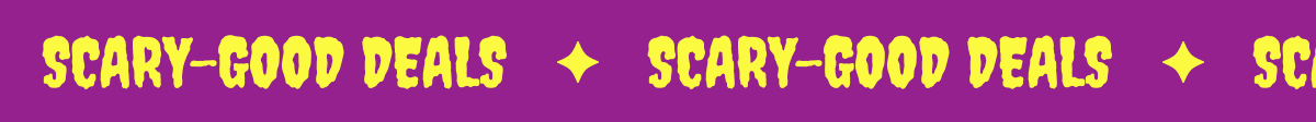 Halloween Scrolling text GIF