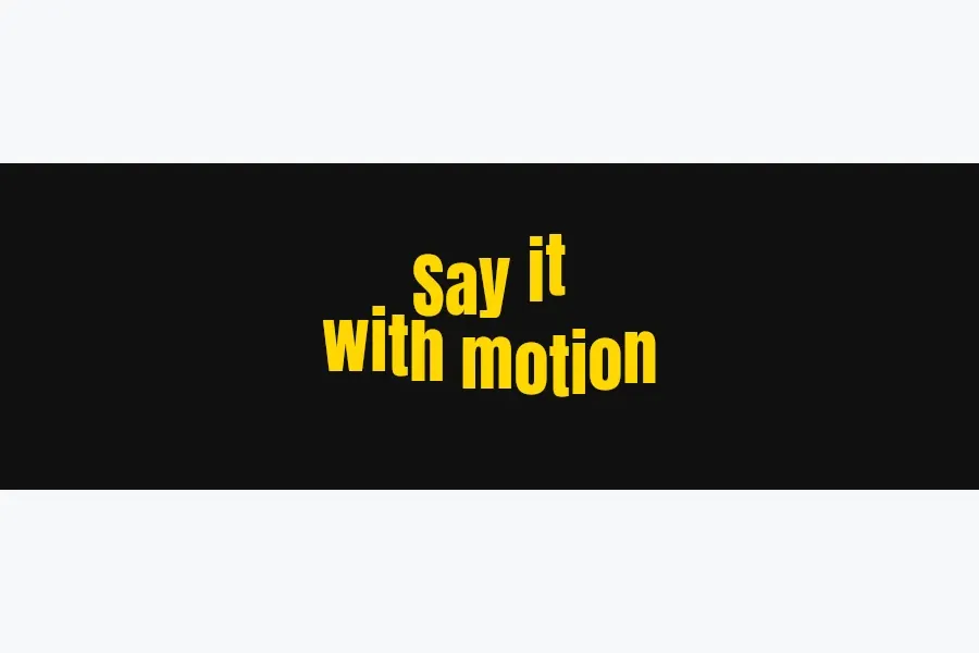 Animated text preview